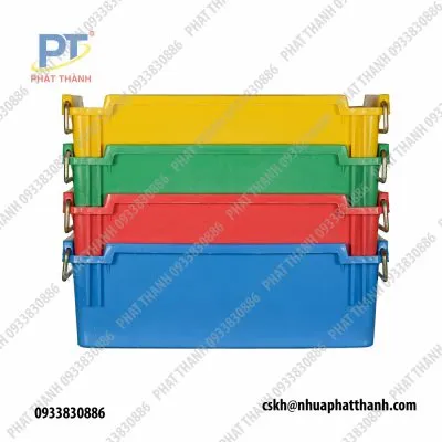 Sản phẩm thung nhua dac A2 co quai sat 1 — Công Ty TNHH Sản Xuất Và Công Nghiệp Phát Thành — MST 0107978754