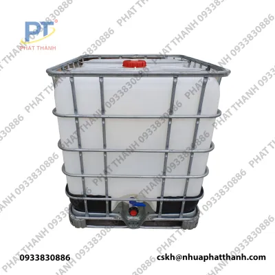 Sản phẩm Bon nhua 1000L Tank IBC da qua su dung 400x400 — Công Ty TNHH Sản Xuất Và Công Nghiệp Phát Thành — MST 0107978754