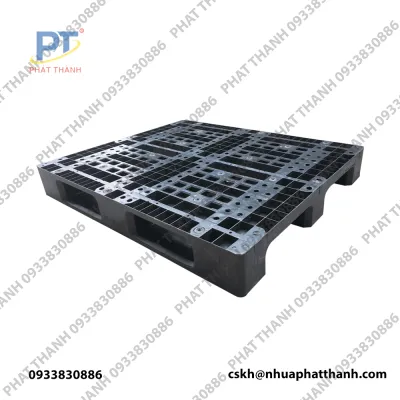 Sản phẩm Pallet nhua PL11LK mau den 400x400 — Công Ty TNHH Sản Xuất Và Công Nghiệp Phát Thành — MST 0107978754
