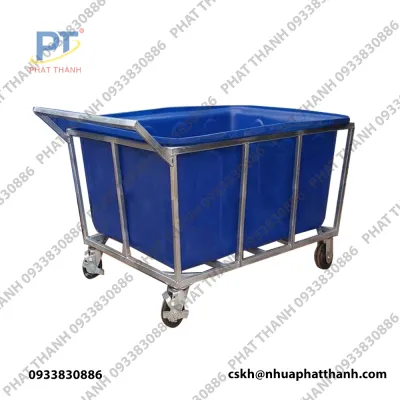 Sản phẩm Thung nhua dung tich lon co khung sat PT 2 400x400 — Công Ty TNHH Sản Xuất Và Công Nghiệp Phát Thành — MST 0107978754