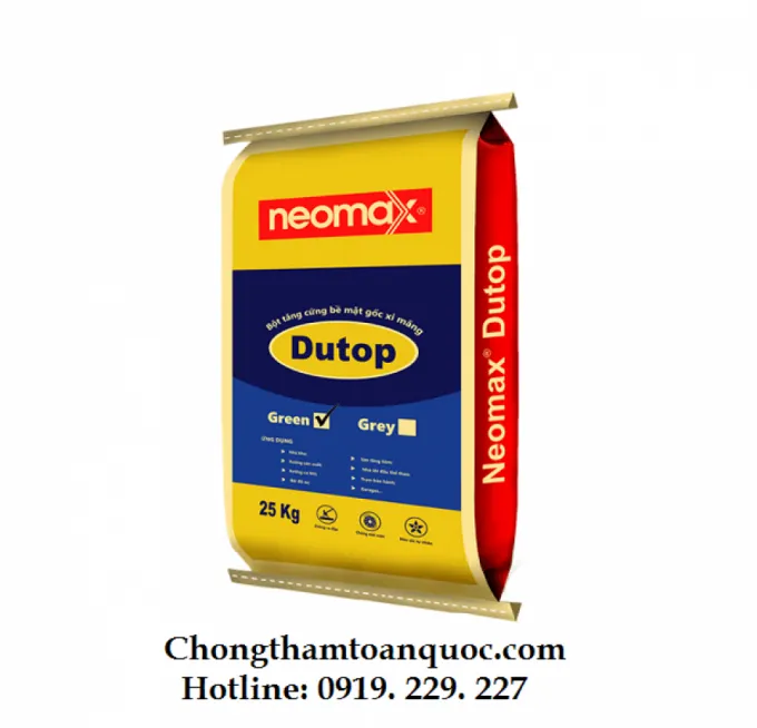 Sản phẩm neomax dutop green bot tang cung be mat be tong mau xanh — Công Ty Cổ Phần PCS Quốc Tế — MST 0107980023