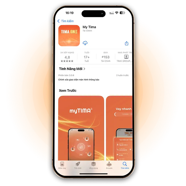 Sản phẩm app tima — Công Ty TNHH TIMA HUB — MST 0107982052