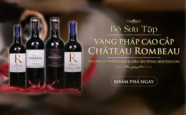Sản phẩm vang chateau rombeau khoruou — Công Ty TNHH Khoruou — MST 0107986480