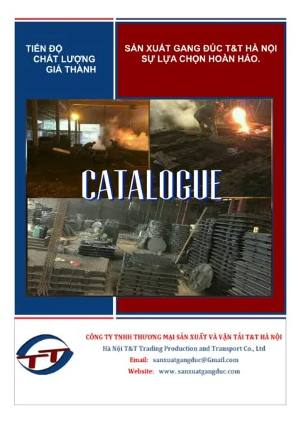 Sản phẩm cattalog Cty TT — Nắp Hố Ga T&T - Công Ty TNHH Thương Mại Sản Xuất Và Vận Tải T&T Hà Nội — MST 0108010003