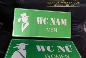 Sản phẩm bien wc1SF 303x203 — Công Ty TNHH Mỹ Thuật Hoàng Kim Việt Nam — MST 0108025426