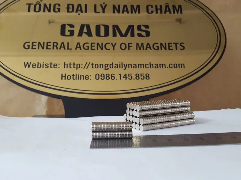 Sản phẩm Nam cham dat hiem 5x2mm 1 — Công Ty TNHH GMT VINA — MST 0108032991