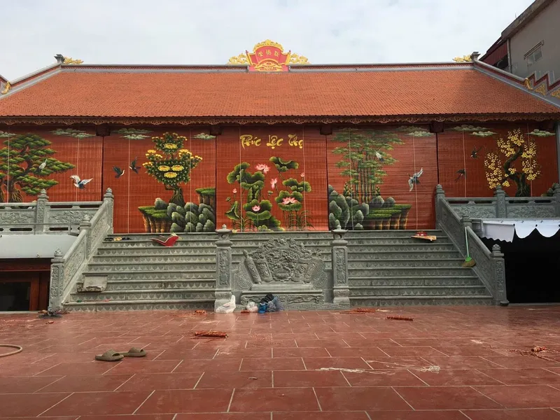 Sản phẩm Mành che nắng cho nhà 5 gian — Công Ty TNHH Đầu Tư XD TM Và DV Sản Xuất Đồ Nội Thất Tre Trúc Hảo Hảo — MST 0108043312