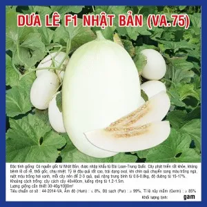 Sản phẩm dua le f1 nhat ban va75 — Công Ty TNHH Nghiên Cứu Phát Triển Nông Nghiệp Việt Nam — MST 0108045662