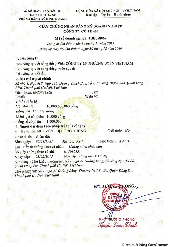 Sản phẩm DKDN — Kế Toán Phương Uyên - Công Ty Cổ Phần Phương Uyên Việt Nam — MST 0108058862