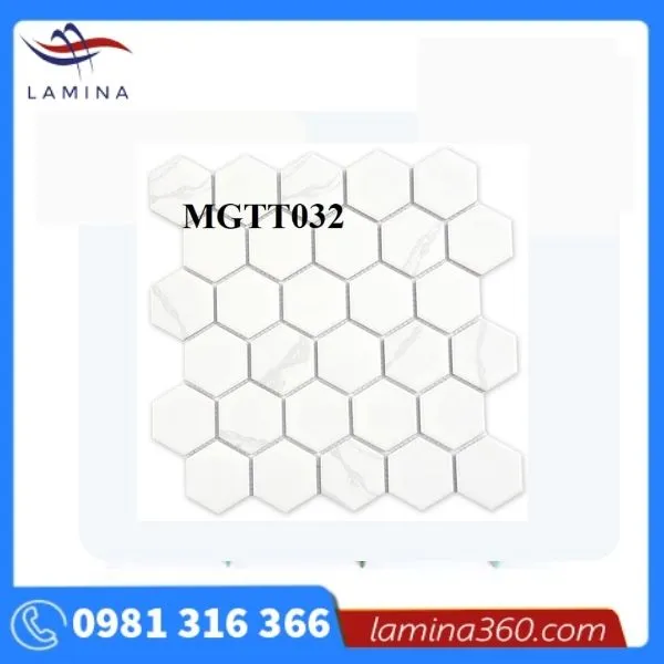 Sản phẩm gom su luc giac men bong mau trang — Công Ty TNHH Xây Dựng Và Thương Mại Lamina — MST 0108059400