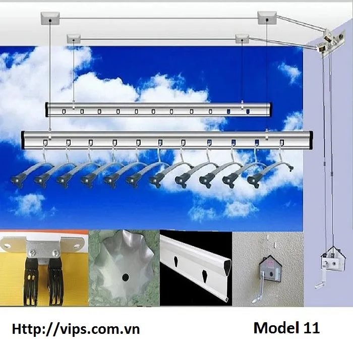 Sản phẩm gian phoi thong minh model 11 — Công Ty TNHH Sản Xuất & Thương Mại Gia Dụng VIP — MST 0108083731