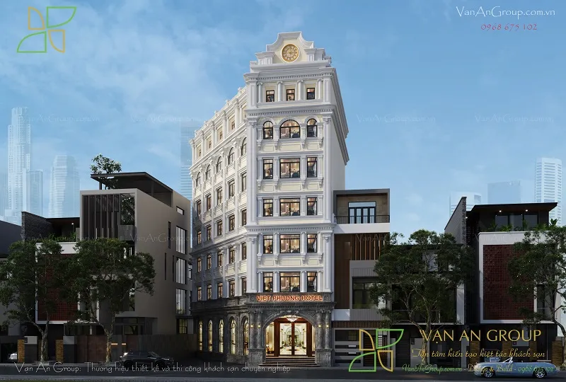 Sản phẩm Du an Viet Phuong Hotel dat chuan 3 sao tai Bac Ninh — Công Ty Cổ Phần Tập Đoàn Kiến Trúc Và Xây Dựng Vạn An — MST 0108091002