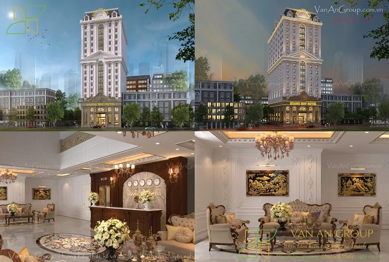 Sản phẩm Lap du an dau tu va tu van thiet ke khach san 4 sao Hoang Hop Hotel Spa — Công Ty Cổ Phần Tập Đoàn Kiến Trúc Và Xây Dựng Vạn An — MST 0108091002