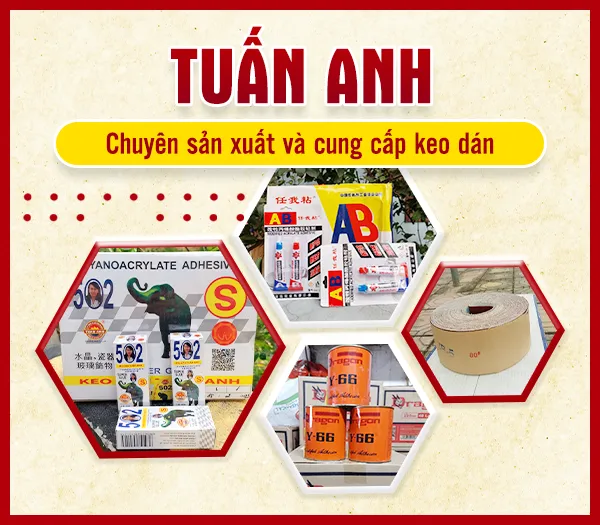 Sản phẩm intro — Keo 502 Tuấn Anh - Công Ty TNHH Sản Xuất Và Kinh Doanh Tuấn Anh — MST 0108124314