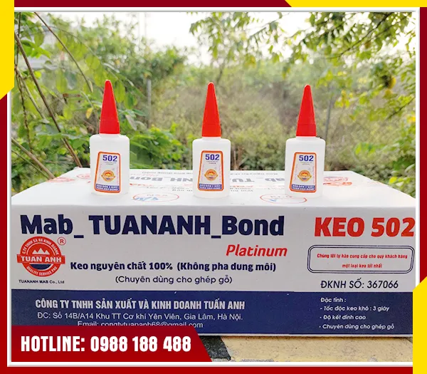 Sản phẩm keo 502 ghep go — Keo 502 Tuấn Anh - Công Ty TNHH Sản Xuất Và Kinh Doanh Tuấn Anh — MST 0108124314