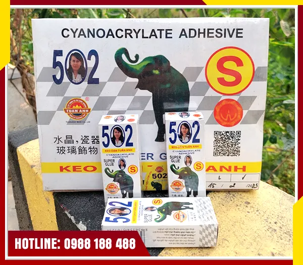 Sản phẩm keo 502 gia dung — Keo 502 Tuấn Anh - Công Ty TNHH Sản Xuất Và Kinh Doanh Tuấn Anh — MST 0108124314