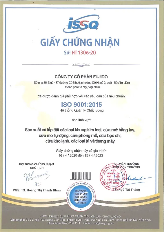 Sản phẩm iso fujido chat luong page 1 — Gia Công Chấn Gấp Inox Fujido - Công Ty Cổ Phần Fujido — MST 0108146981