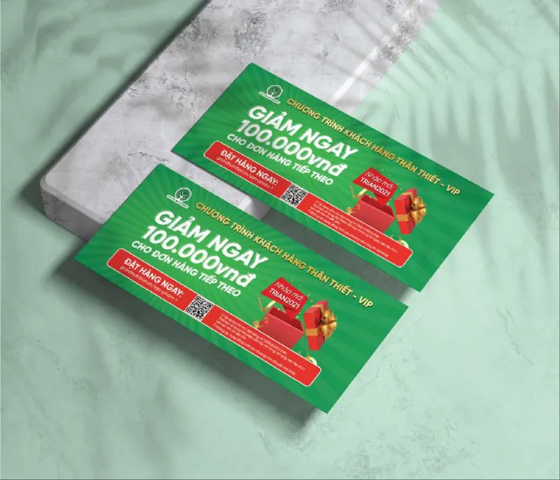 Sản phẩm Thumbnail voucher — Xưởng In 2T - Công Ty TNHH Đầu Tư Và Thương Mại 2T — MST 0108188364
