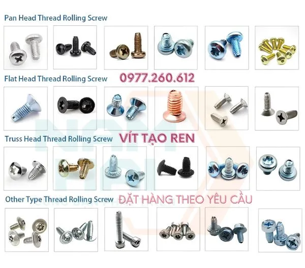 Sản phẩm vit tao ren cac loai — Công Ty TNHH Đầu Tư Thương Mại Và Xuất Nhập Khẩu Nam Hải — MST 0108190187