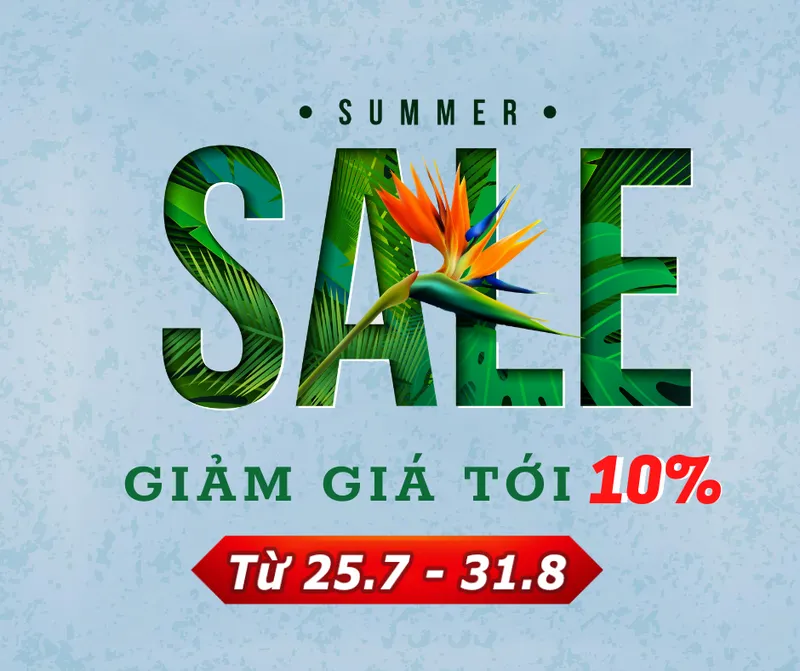 Sản phẩm summer sale chuong trinh giam gia len den 10 — Công Ty TNHH Công Nghệ STI Việt Nam — MST 0108193653