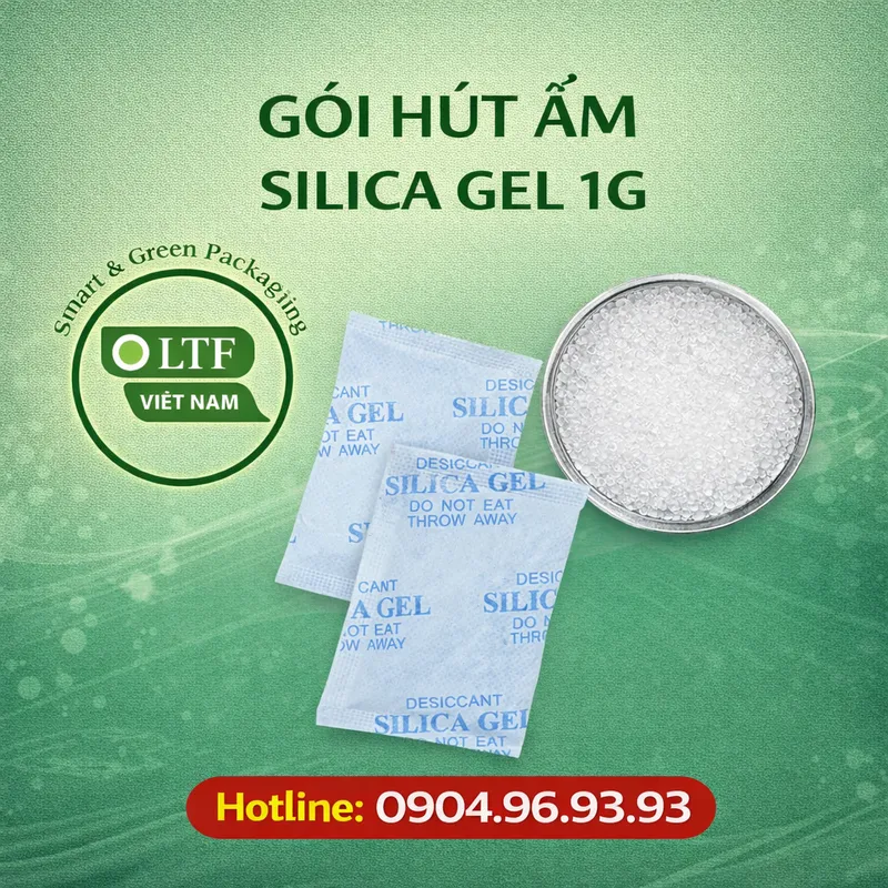 Sản phẩm Goi Hut Am Silica Gel 1g — Màng Co Nhiệt POF - Công Ty TNHH LTF Việt Nam — MST 0108200540