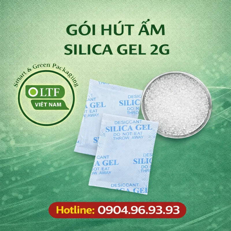Sản phẩm Goi Hut Am Silica Gel 2g — Màng Co Nhiệt POF - Công Ty TNHH LTF Việt Nam — MST 0108200540