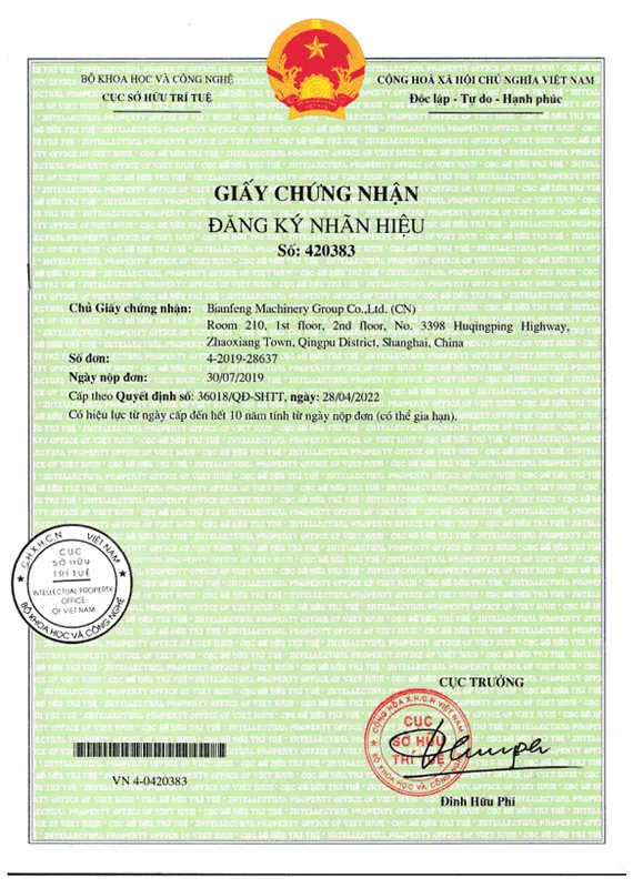 Sản phẩm Dang ky thuong hieu tai V — Công Ty TNHH TM GODO — MST 0108201093