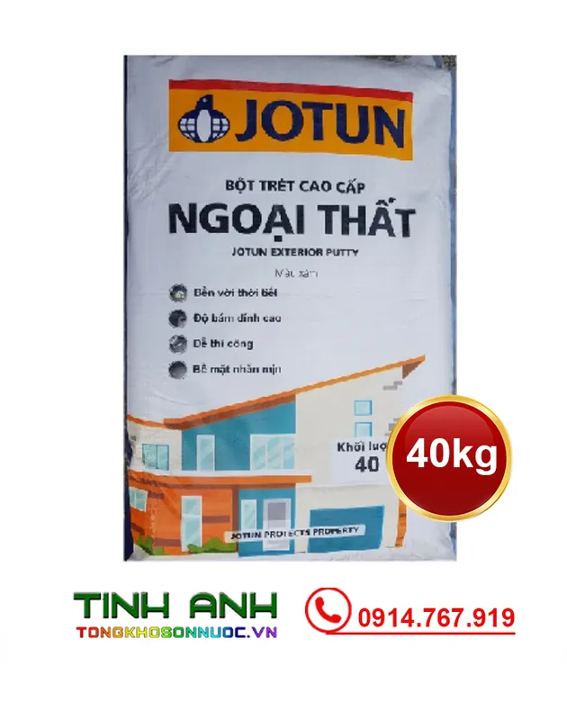 Sản phẩm Bot tret Jotun Exterior Putty — Công Ty TNHH Đầu Tư Xây Dựng Và Thương Mại Tịnh Anh — MST 0108209624
