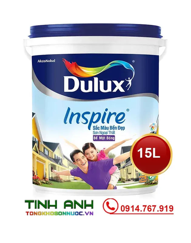Sản phẩm Son Dulux INSPIRE be mat bong 79AB thung 15L — Công Ty TNHH Đầu Tư Xây Dựng Và Thương Mại Tịnh Anh — MST 0108209624