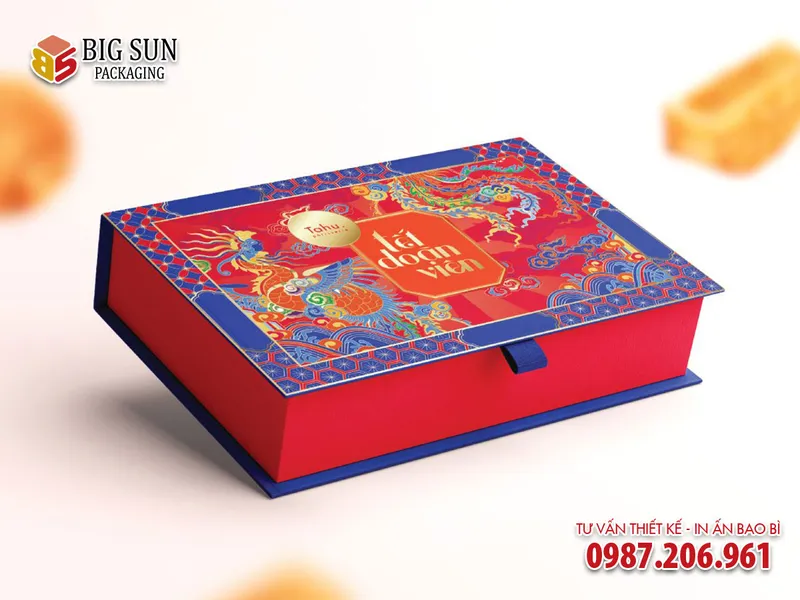 Sản phẩm BST hop banh trung thu tet doan vien 6 banh ket hop hop tra 4 — Công Ty TNHH Dịch Vụ Và Sản Xuất Bao Bì BigSun — MST 0108241201