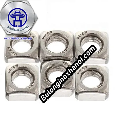 Sản phẩm dai oc vuong inox 201 304 316 410 din 557 2 — Công Ty Cổ Phần Xuất Nhập Khẩu Bulong Inox Hà Nội — MST 0108251915