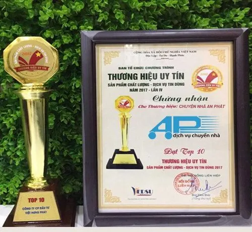 Sản phẩm thuong hieu tieu bieu 2017 — Công Ty TNHH Thương Mại Và Dịch Vụ An Phát Hà Nội — MST 0108277310