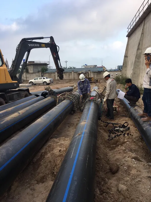 Sản phẩm DA Nhiet dien TB2 ong nhua HDPE DN450 — ống Nhựa EVNPIPE - Công Ty TNHH Đầu Tư Sản Xuất Thương Mại Châu Giang — MST 0108278360