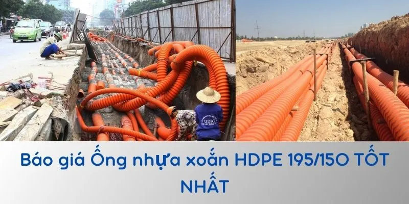 Sản phẩm bao gia ong nhua xoan hdpe 195 150 4 — ống Nhựa EVNPIPE - Công Ty TNHH Đầu Tư Sản Xuất Thương Mại Châu Giang — MST 0108278360
