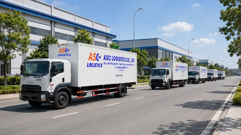 Sản phẩm dan xe thue xe tai tu lai tai bac ninh — Công Ty TNHH ASC Logistics — MST 0108309322