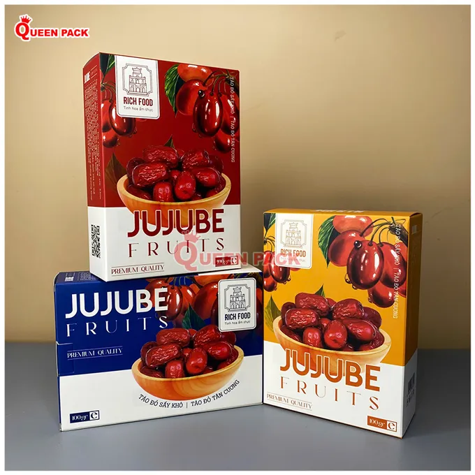 Sản phẩm vo hop giay dung tao do — Bao Bì Thực Phẩm Queen Pack - Công ty TNHH Queen Pack — MST 0108316471