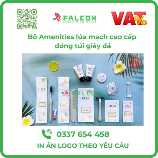 Sản phẩm combo amenities lua mach cao cap dong tui giay da 600x600 — Công Ty TNHH Sản Xuất Và Thương Mại Falcon — MST 0108316785