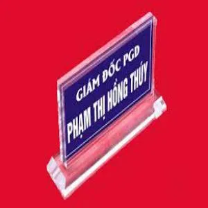 Sản phẩm bien chuc danh mica — Công Ty TNHH Thương Mại Dịch Vụ Thủ Đô Vàng — MST 0108320189
