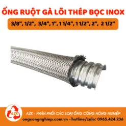 Sản phẩm ong ruot ga loi thep boc inox 247x247 — Ống Công Nghiệp AZK - Công Ty TNHH Vật Tư Công Nghiệp AZK — MST 0108326688