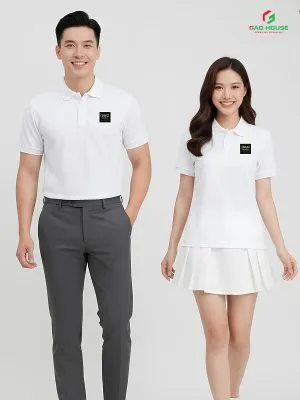 Sản phẩm dong phuc polo doanh nghiep mau trang 1 300x400 — Công Ty TNHH Đầu Tư Thương Mại An Nhiên — MST 0108357439