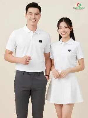 Sản phẩm dong phuc polo doanh nghiep mau trang 2 300x400 — Công Ty TNHH Đầu Tư Thương Mại An Nhiên — MST 0108357439