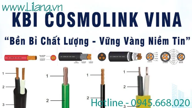 Sản phẩm Bang Gia Day Cap Dien KBI Cosmolink SHvina 2024 — Công Ty TNHH Thương Mại Và Xây Lắp Công Nghiệp Đạt Dũng — MST 0108359034