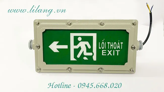 Sản phẩm den thoat hiem chong no Lilang LL EXCN120P — Công Ty TNHH Thương Mại Và Xây Lắp Công Nghiệp Đạt Dũng — MST 0108359034