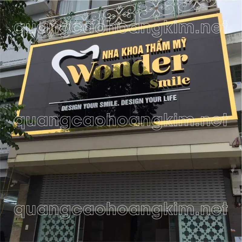 Sản phẩm bien alu guong gan chu noi 1 — Quảng Cáo Hoàng Kim - Công Ty TNHH Quảng Cáo Thương Mại Và In Hoàng Kim — MST 0108383693