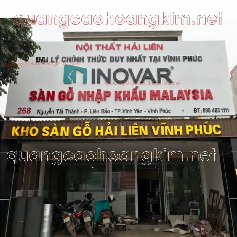 Sản phẩm bien op alu gan chu noi mica 1 — Quảng Cáo Hoàng Kim - Công Ty TNHH Quảng Cáo Thương Mại Và In Hoàng Kim — MST 0108383693