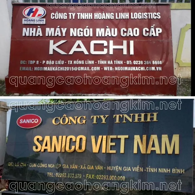 Sản phẩm bang hieu da hoa cuong gan chu noi inox 1 — Quảng Cáo Hoàng Kim - Công Ty TNHH Quảng Cáo Thương Mại Và In Hoàng Kim — MST 0108383693