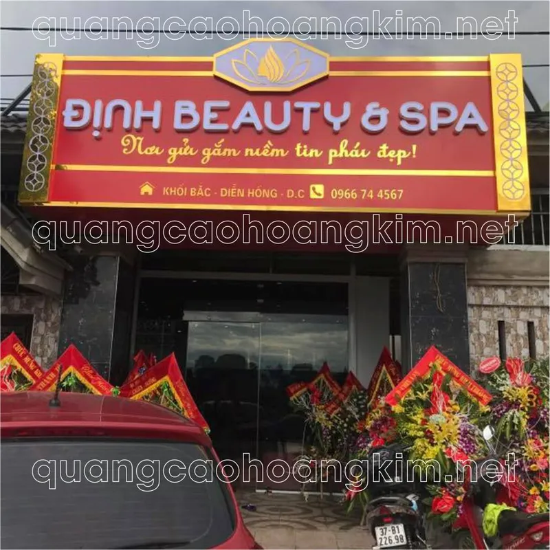 Sản phẩm bien quang cao alu gan chu noi dep 1 — Quảng Cáo Hoàng Kim - Công Ty TNHH Quảng Cáo Thương Mại Và In Hoàng Kim — MST 0108383693
