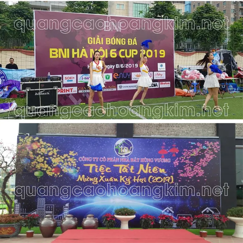 Sản phẩm backdrop su kien 1 — Quảng Cáo Hoàng Kim - Công Ty TNHH Quảng Cáo Thương Mại Và In Hoàng Kim — MST 0108383693