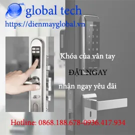 Sản phẩm khóa của vân tay — Công Ty TNHH Thiết Bị Và Công Nghệ Số Global — MST 0108476884