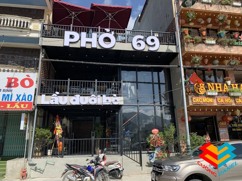 Sản phẩm nha hang xay bang san be tong nhe — Công Ty TNHH Xây Dựng Cường Panel — MST 0108496425